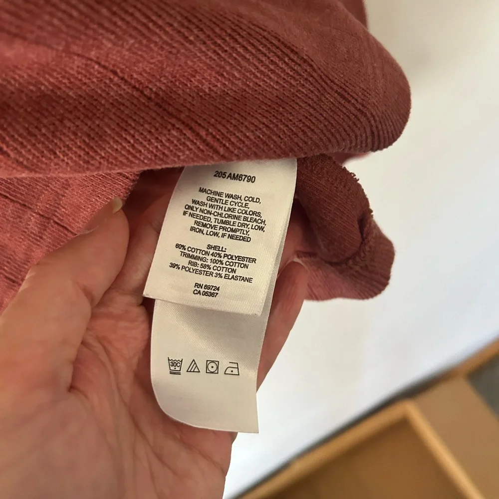 Columbia Men's Preloved Brick Red Pullover, Size Large, small pull - Picture 8 of 8